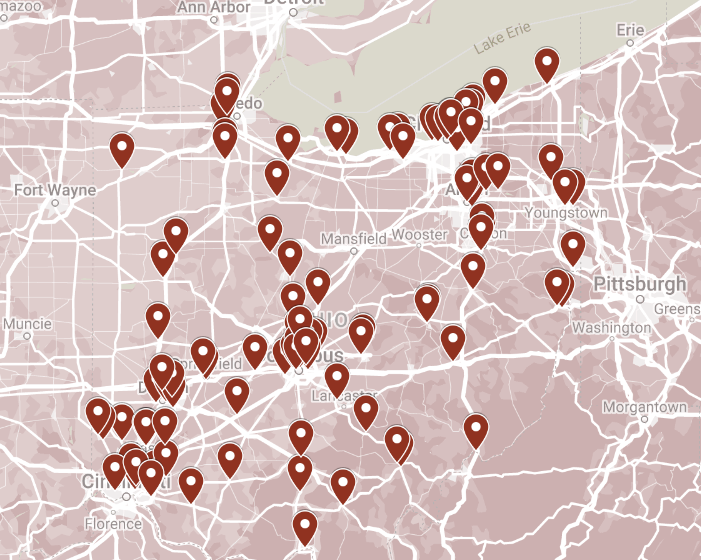 Ohio Active Cannabis Dispensaries